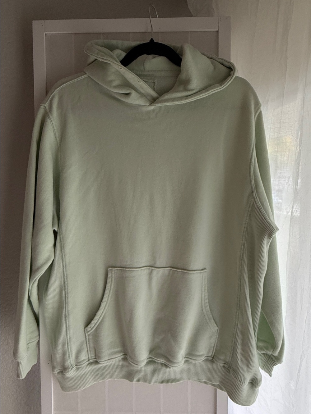 aerie Women Mint Green Crewneck Hoodie